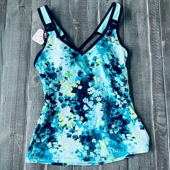 ZeroXposur Tops - ZeroXposur UPF Quick Dry Tankini Swim Active Tank Top XS